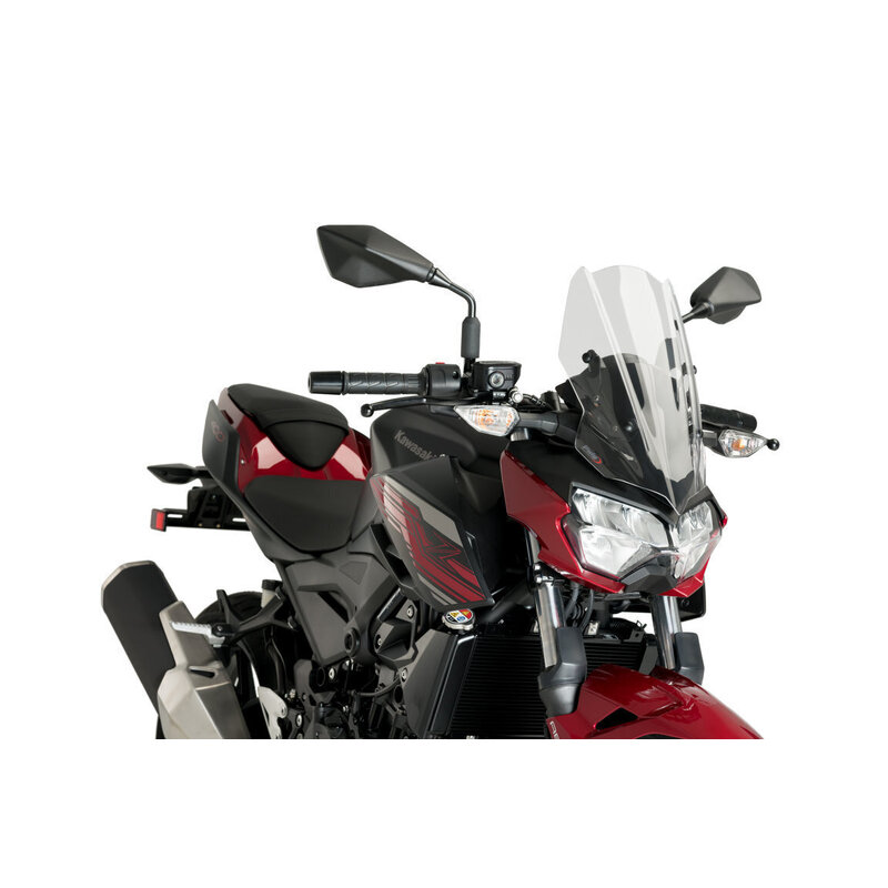 Puig New Generation Sport Screen Compatible With Kawasaki Z400 2019 - Onwards (Clear)
