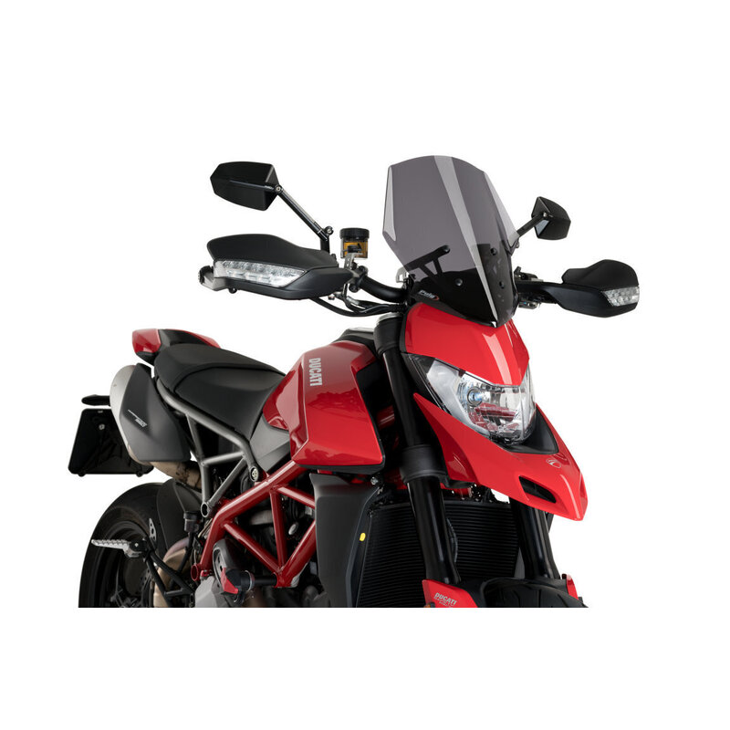 Puig New Generation Sport Screen To Suit Ducati Hypermotard 939/939SP (2019) - Dark Smoke