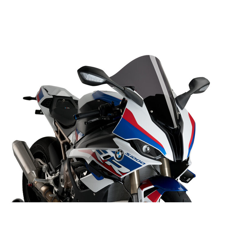 Puig R-Racer Screen For BMW S1000RR (2019-Onwards) - Dark Smoke