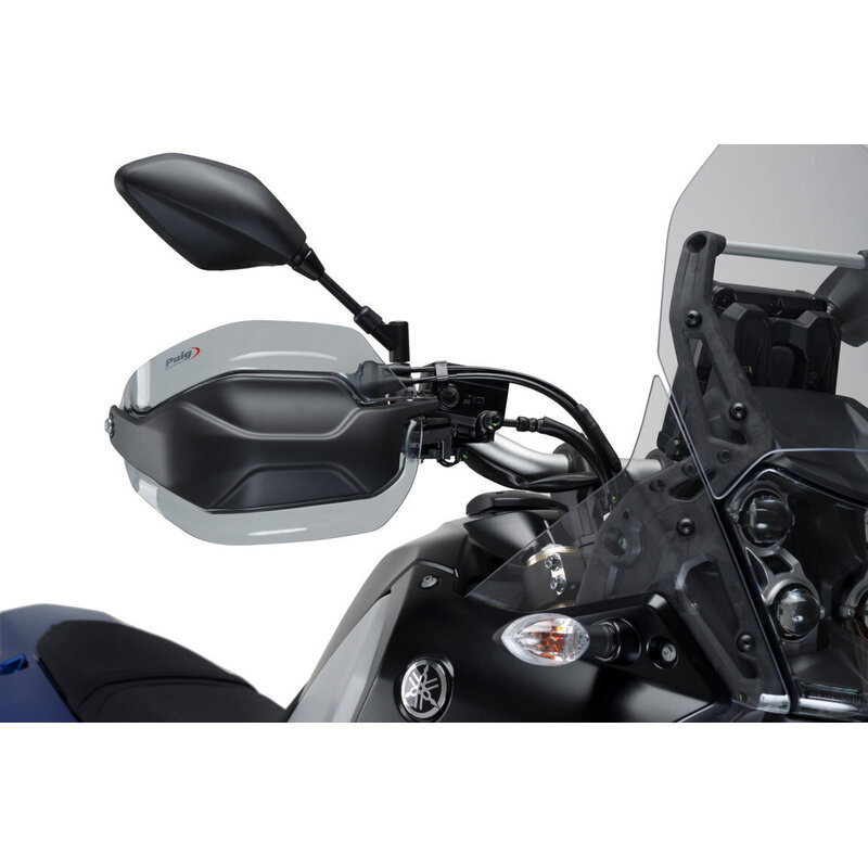 Puig Handguards Extension Compatible with Yamaha Tenere 700/Rally Edition 2019 - 2021 (Dark Smoke) 