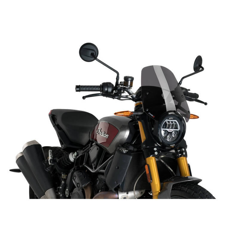 Puig New Generation Sport Screen Compatible With Indian FTR 1200 (2019 - Onwards) - Dark Smoke