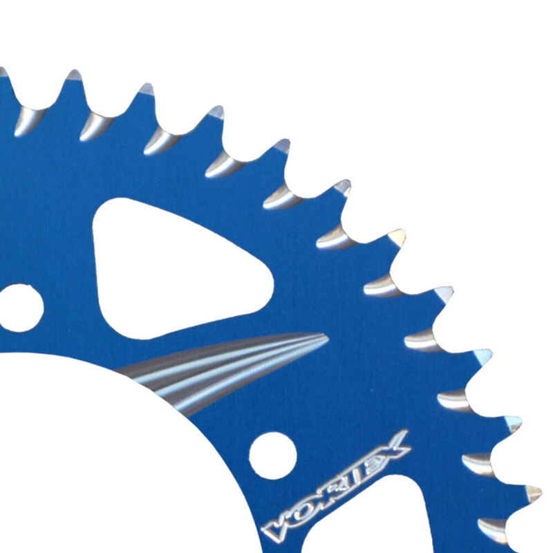 VORTEX ALLOY REAR SPROCKET 520-46T - BLUE