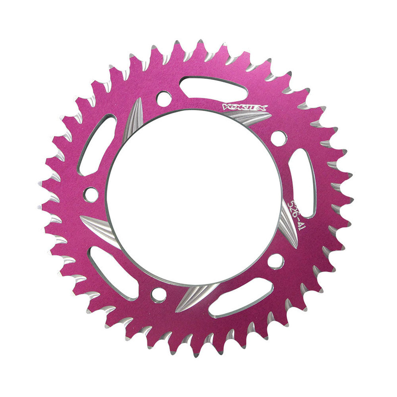 VORTEX ALLOY REAR SPROCKET 525-42T - PINK