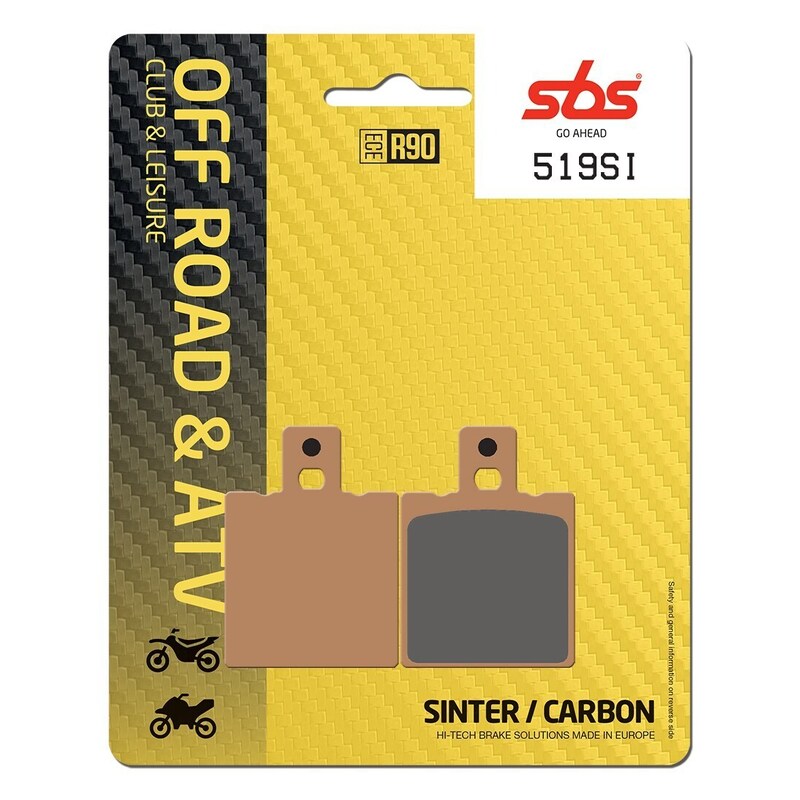 SBS SINTERED BRAKE PADS OFF ROAD FR/R (SBS 138)