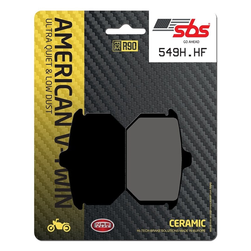 SBS FRICTION - Ceramic Rear H-D Brake Pads
