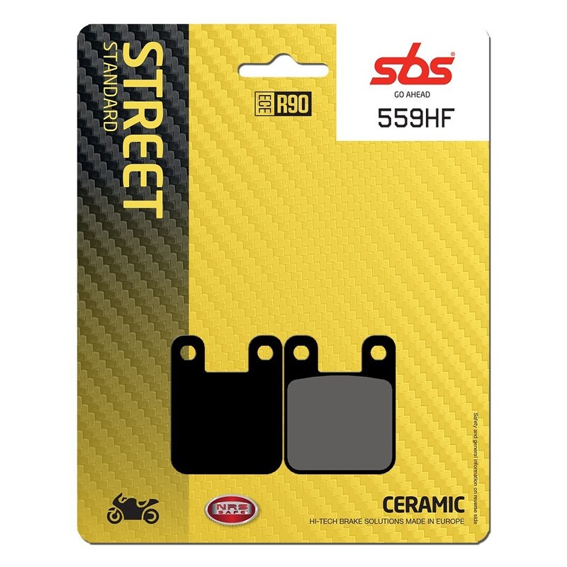 SBS FRICTION - Ceramic Front / Rear Brake Pads (SBS 105) (SBS 188 WITH SPRINGS)