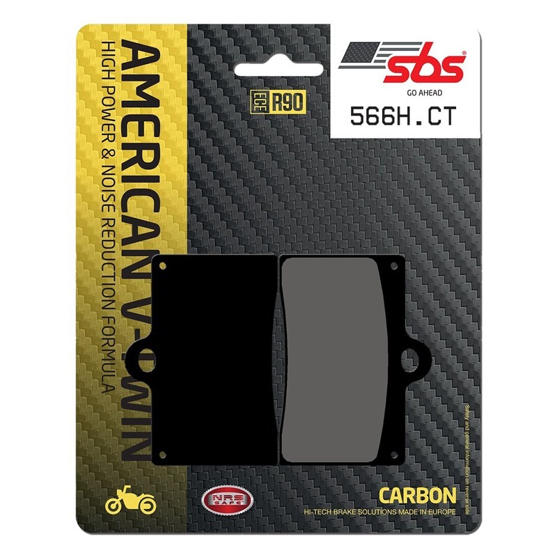 SBS FRICTION - Carbon Tech Front H-D Brake Pads