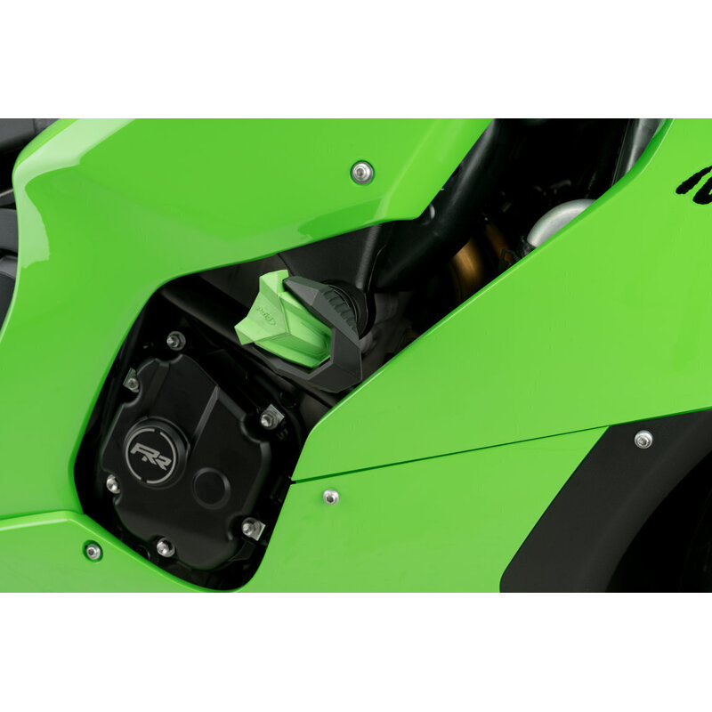 Puig R19 Frame Sliders To Suit Kawasaki ZX-10R/SE/RR (Black)