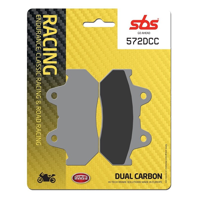 SBS FRICTION - Dual Carbon Classic Front Brake Pads (Track Use) (SBS 127)