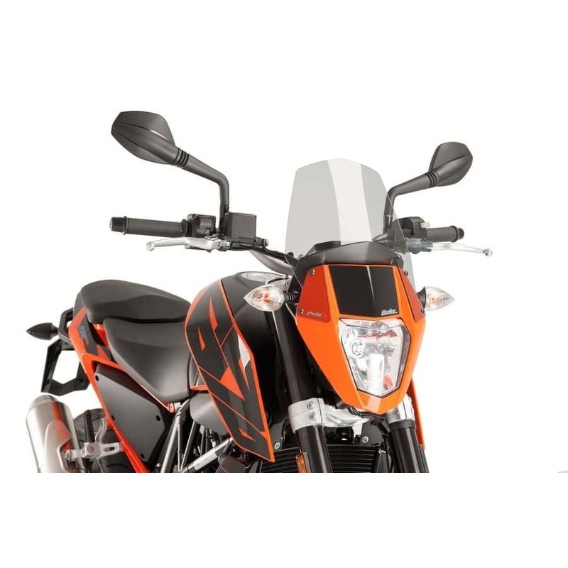 Puig New Generation Sport Screen Compatible With KTM 690 Duke/R (Light Smoke)