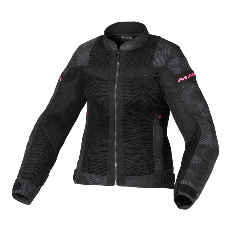 Macna Velotura Womens Jacket Black/Grey/Camo Large