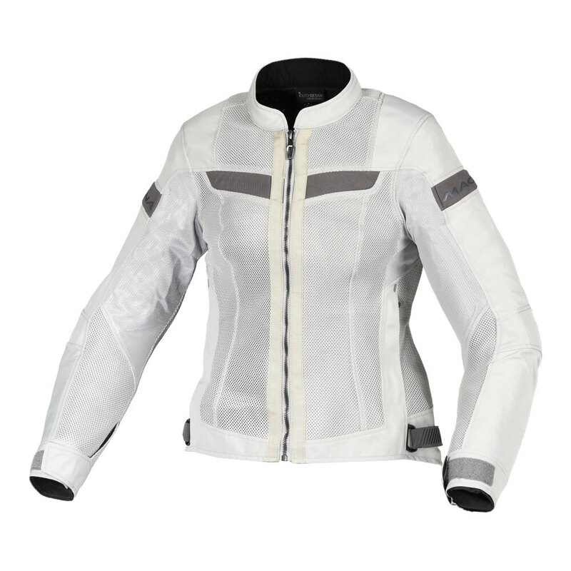 Macna Velotura Womens Jacket Light Grey 2XL