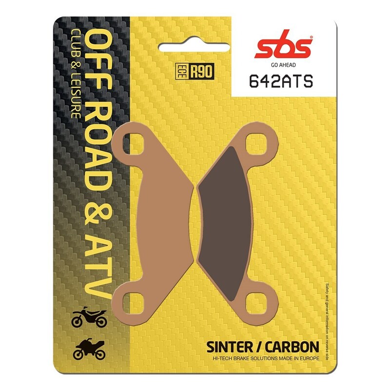 SBS SINTERED BRAKE PADS ATV FRONT REAR