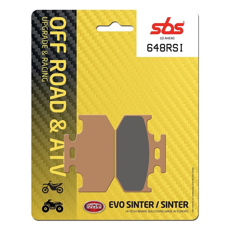 SBS RACING BRAKE PADS OFFROAD FR/RR