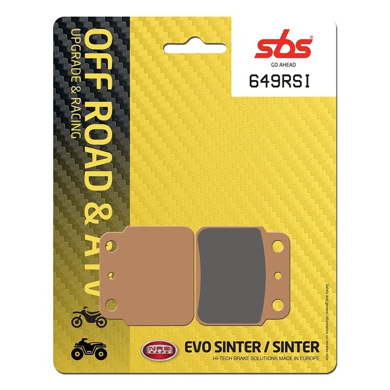 SBS RACING BRAKE PADS OFFROAD FR/RR