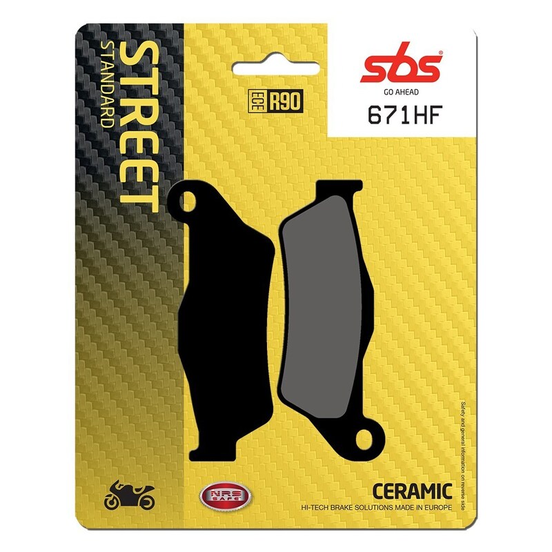 SBS CERAMIC BRAKE PADS FRONT / REAR (SBS 151)