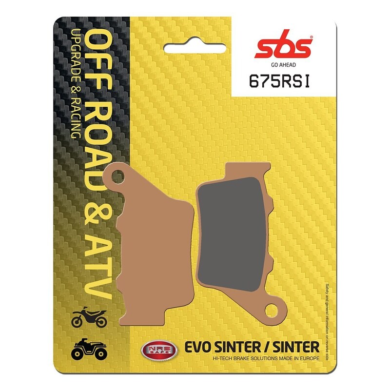 SBS RACING BRAKE PADS OFFROAD FR/RR (SBS 175)