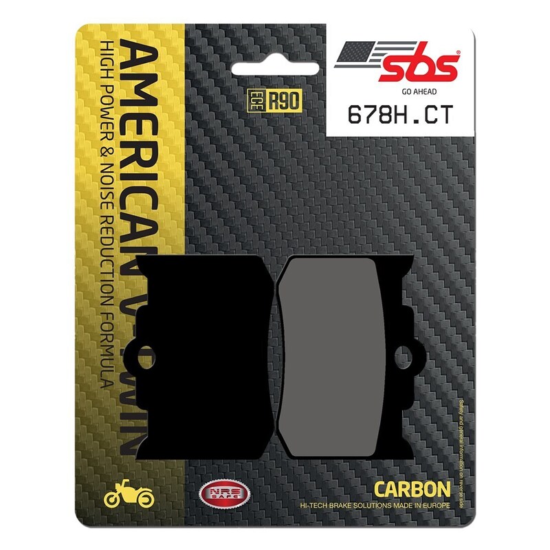 SBS FRICTION - Carbon Tech Front / Rear H-D Brake Pads