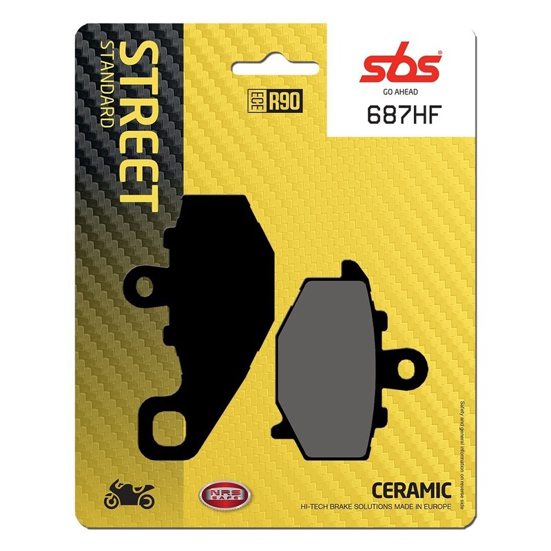 SBS CERAMIC BRAKE PADS FRONT / REAR