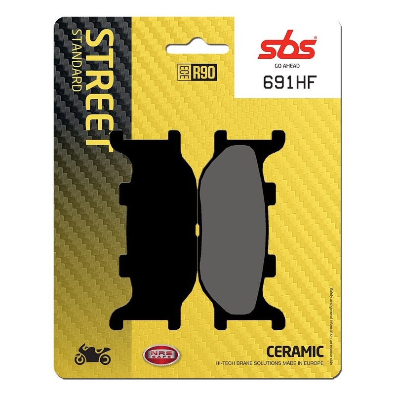 SBS CERAMIC BRAKE PADS FRONT / REAR (SBS 128)