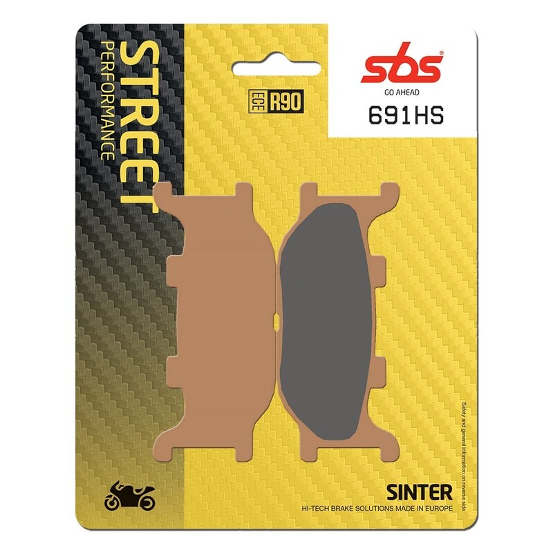 SBS SINTERED BRAKE PADS FRONT ROAD (SBS 128)