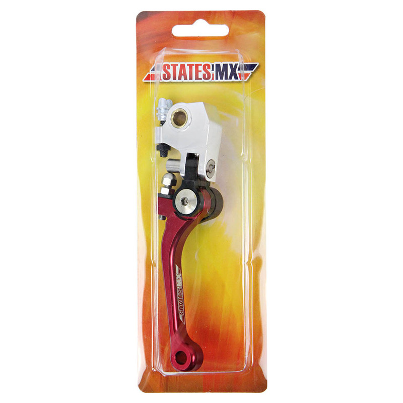 LEVER BRAKE FOLD/FLEX HONDA RED