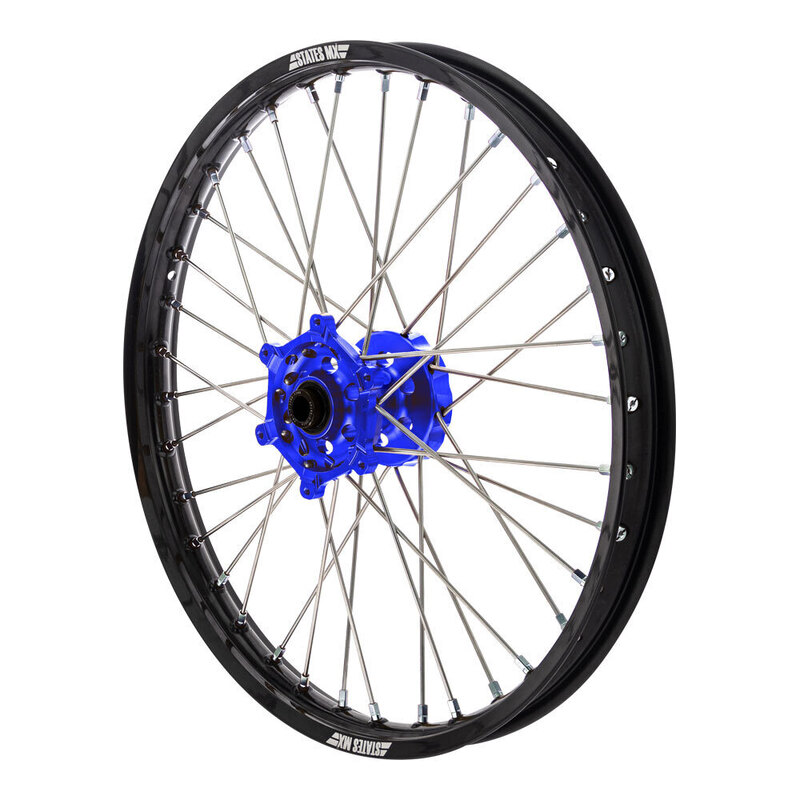WHEEL STATES MX HUSKY FRT 21 X 1.6 BLK/BLU