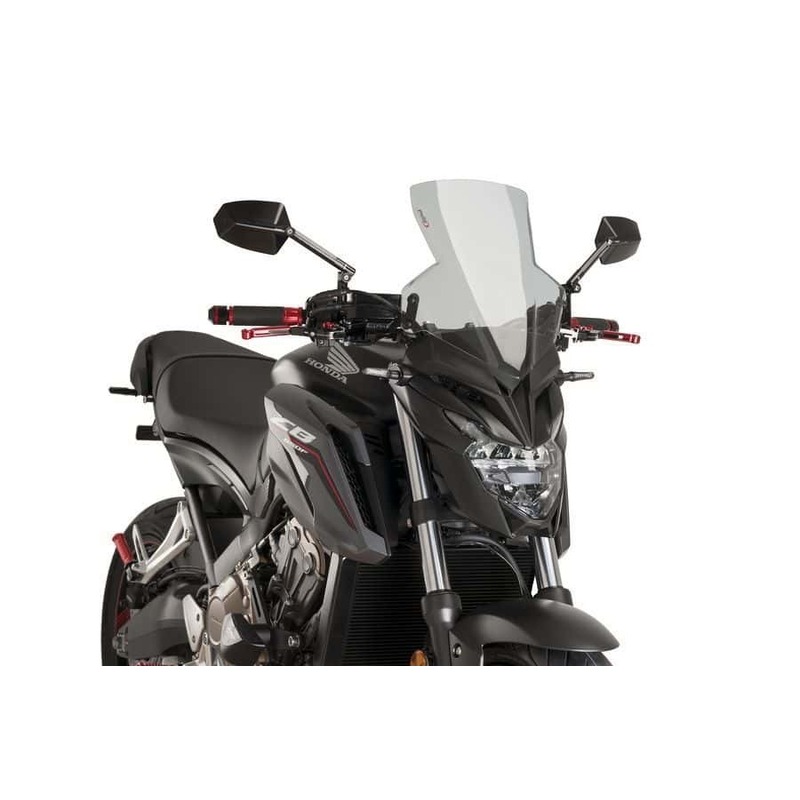 Puig New Generation Sport Screen Compatible With Honda CB650F 2014 - 2016 (Light Smoke) 