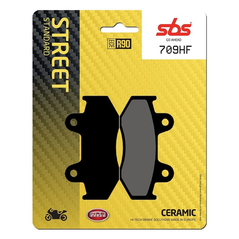 SBS CERAMIC BRAKE PADS FRONT / REAR (SBS 125)