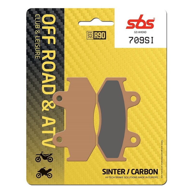 SBS SINTERED BRAKE PADS OFF ROAD FR/R (SBS 125)