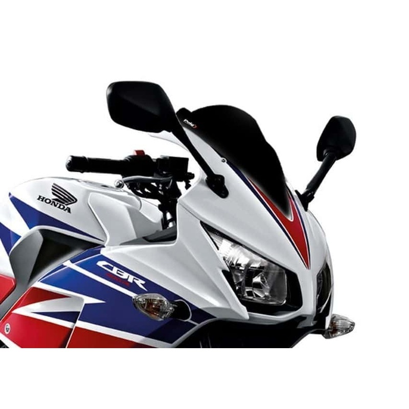 Puig Z-Racing Screen to suit Honda CBR300R 2015 - 2020 (Black)