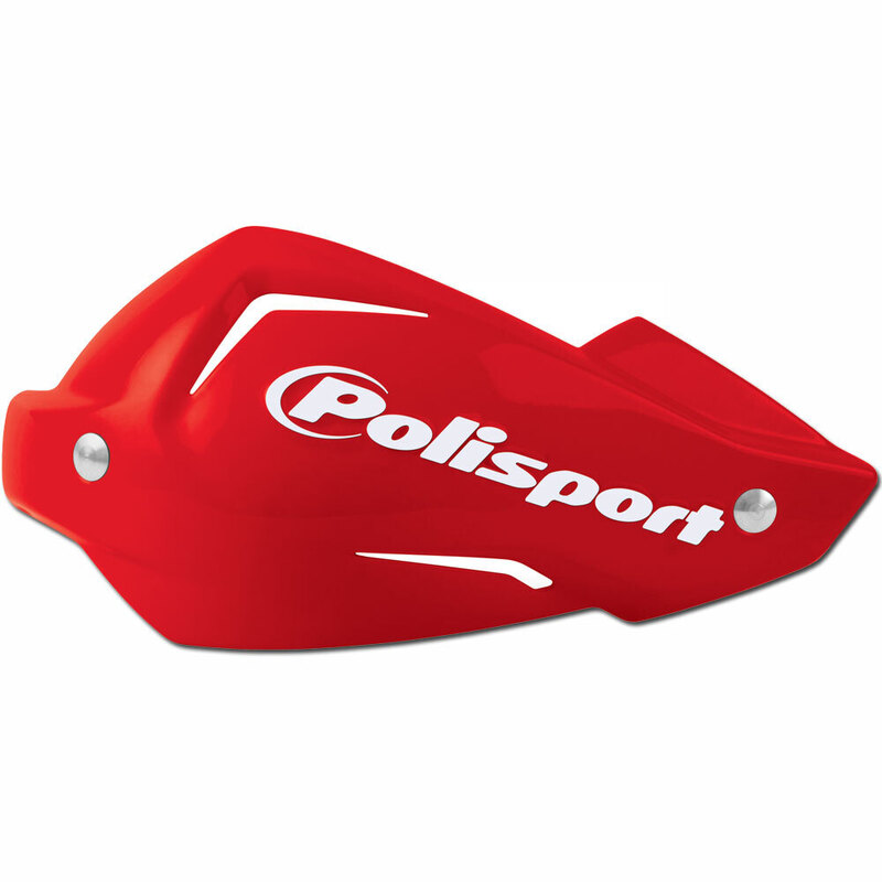 POLISPORT TOUQUET PLASTIC PART WITH BOLTS - RED