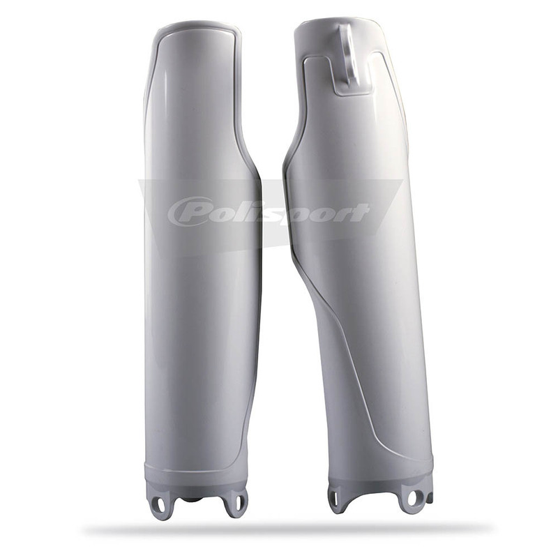 POLISPORT FORK PROTECTORS HONDA CR125/250 04-07/CRF250R/450R 04-17 - WHITE 