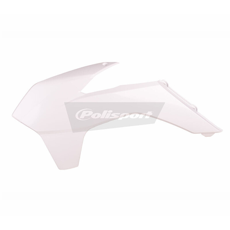 POLISPORT RADIATOR SHROUDS KTM SX/SX-F 13-15 - WHITE