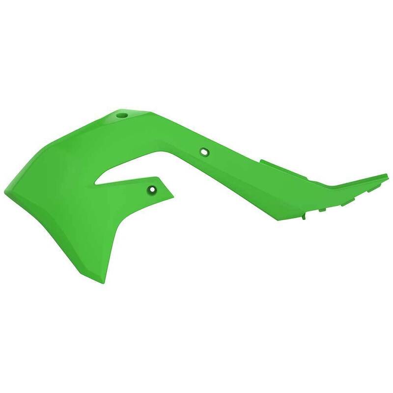 POLISPORT RADIATOR SHROUDS KAWASAKI KX250F 21-23/KX450F 19-23 - GREEN 