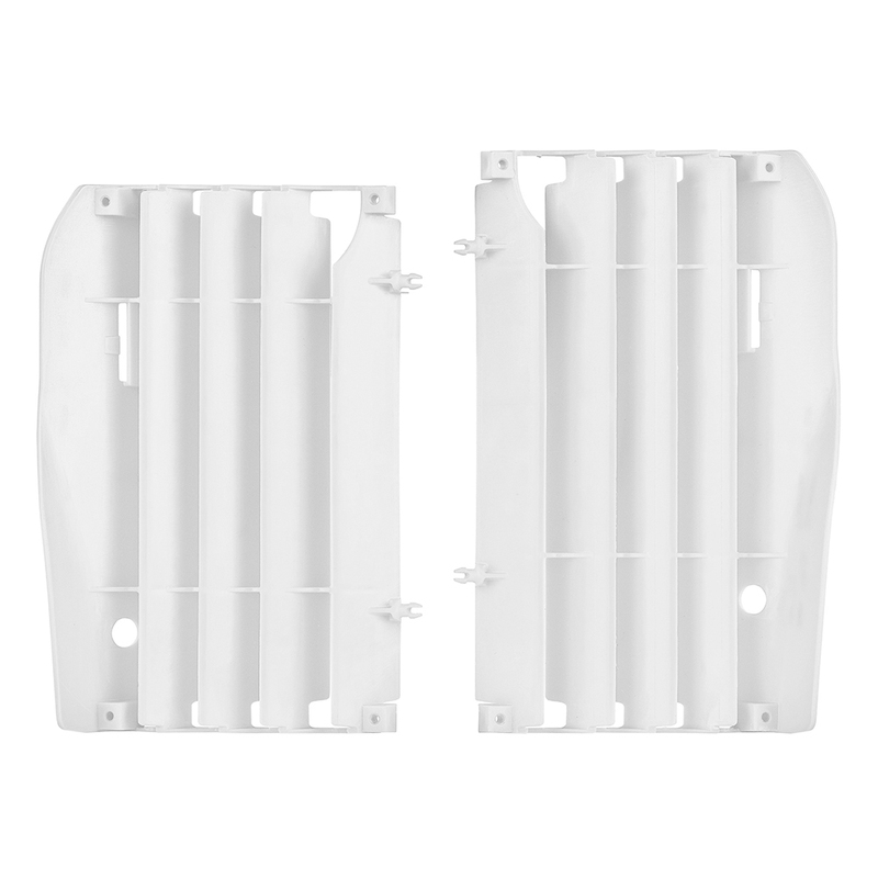 POLISPORT RADIATOR LOUVERS HONDA CRF250R 10-13 - WHITE 