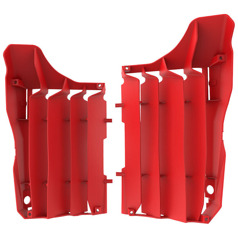 POLISPORT RADIATOR LOUVRES HONDA CRF250R 18-19 - RED 