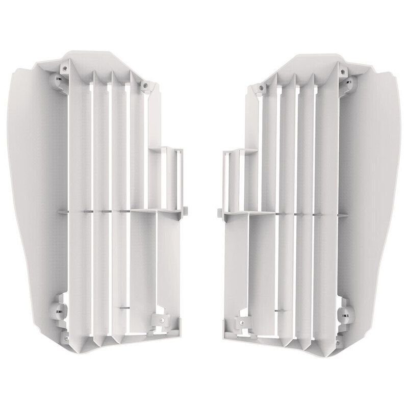 POLISPORT RADIATOR LOUVERS YAMAHA YZ250F 19-23/YZ450F 18-23 - WHITE