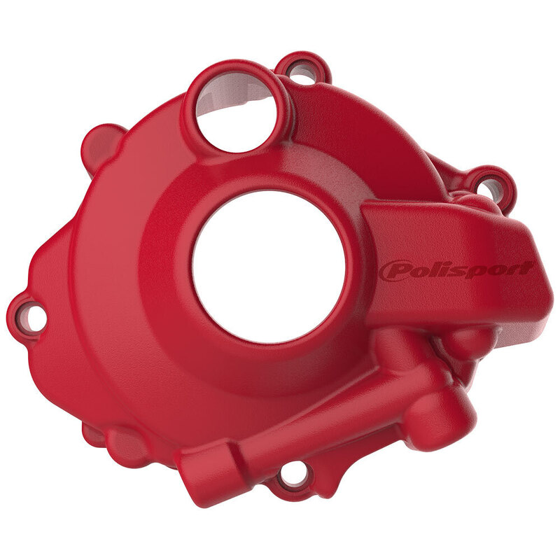 POLISPORT IGNITION COVER PROTECTOR HONDA CRF250R 18-23 - RED