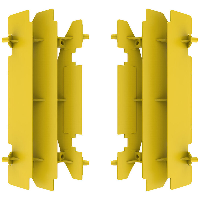 POLISPORT RADIATOR LOUVRES SUZUKI RM/DRZ - YELLOW