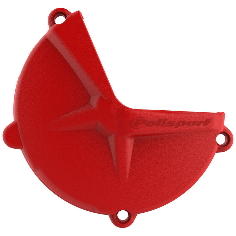 POLISPORT CLUTCH COVER PROTECTOR GAS GAS EC/XC 250/300 17-20 - RED