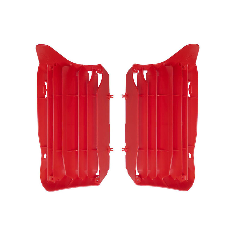 POLISPORT RADIATOR LOUVERS HONDA - RED