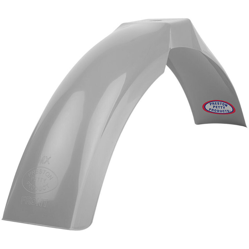 POLISPORT PRESTON PETTY MX FRONT FENDER - SILVER-GREY