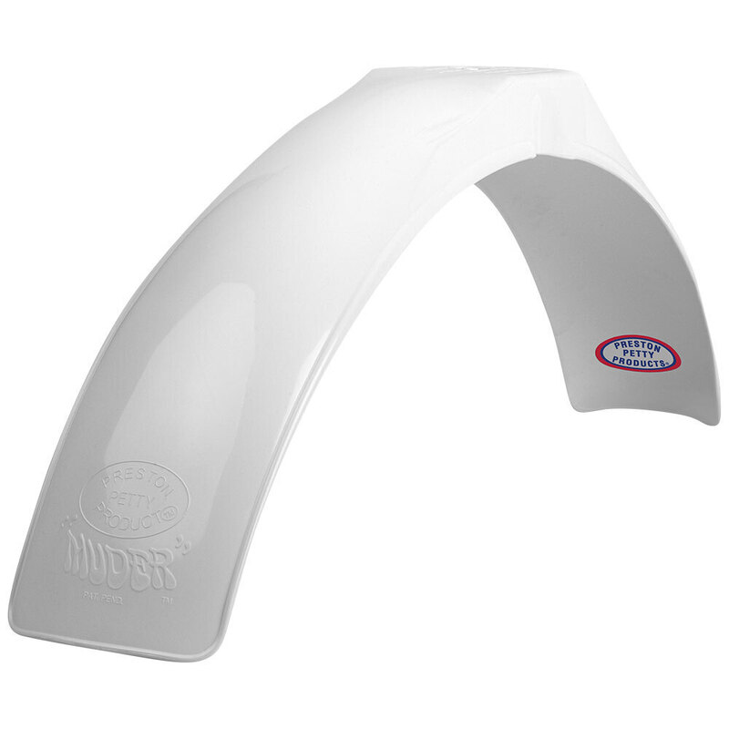 POLISPORT PRESTON PETTY 'IB MUDER' FRONT FENDER - WHITE