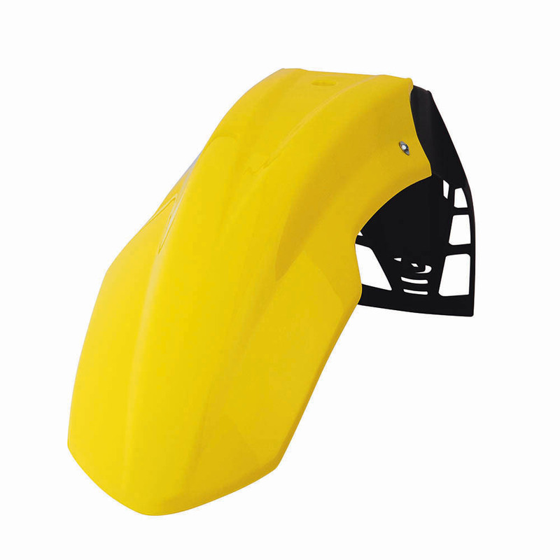 POLISPORT FREE FLOW UNIVERSAL FRONT FENDER - SUZUKI YELLOW
