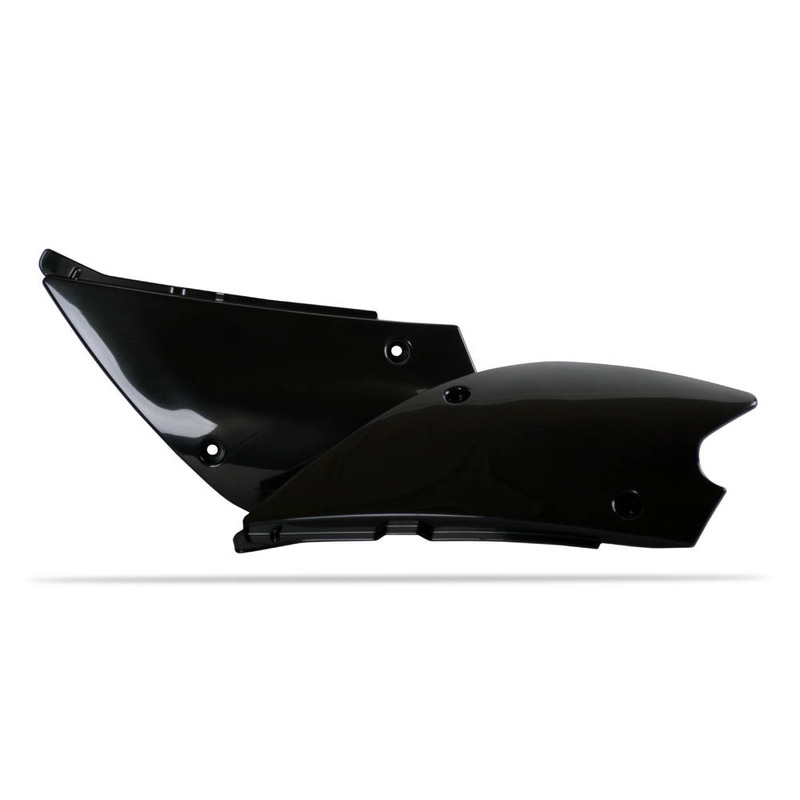 POLISPORT SIDE COVERS KAWASAKI KX85 01-13 - BLACK