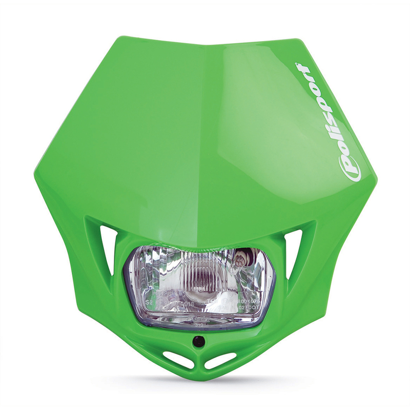 POLISPORT MMX HEADLIGHT - KAWASAKI GREEN