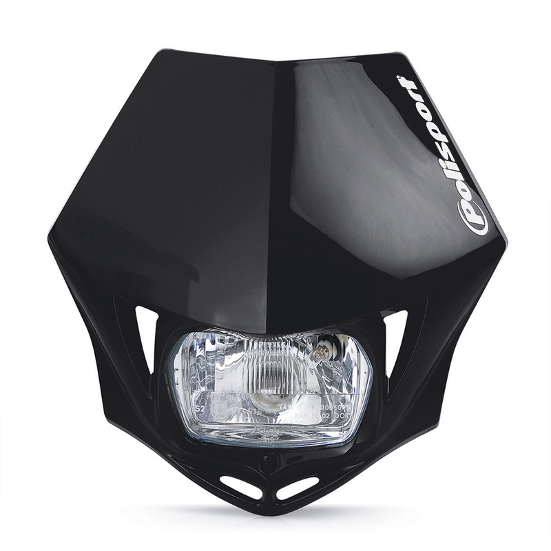 POLISPORT MMX HEADLIGHT - BLACK