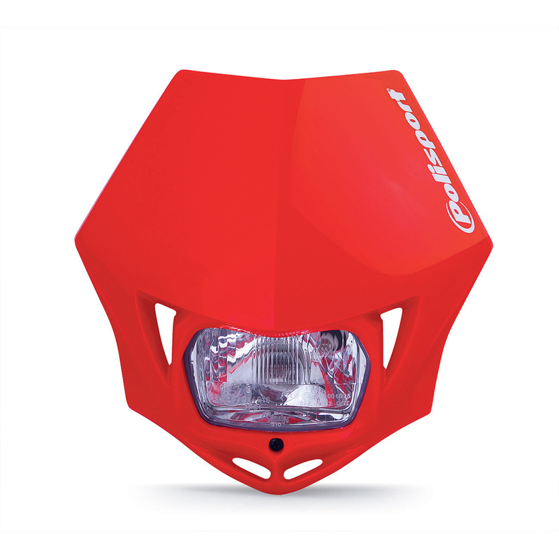 POLISPORT MMX HEADLIGHT - HONDA RED