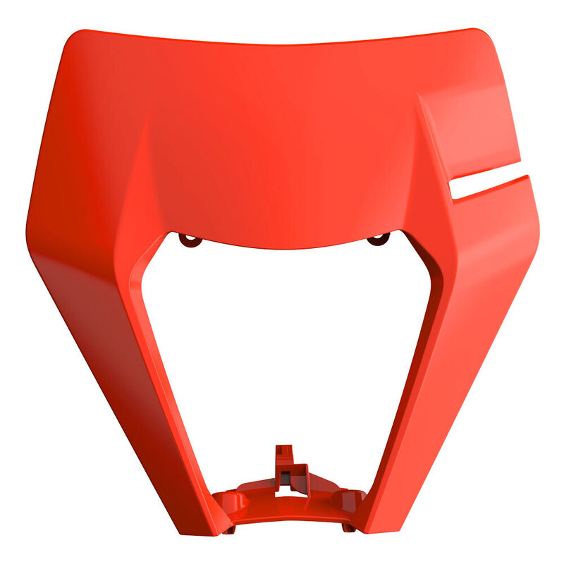 POLISPORT HEADLIGHT SURROUND KTM EXC/EXCF 17-20 - FLUORO ORANGE 